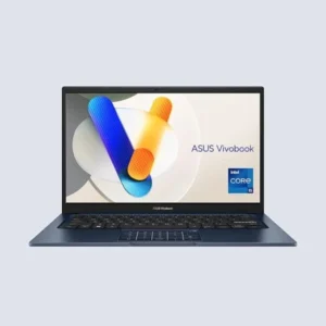 ASUS Vivobook 14 13th Gen Intel Core i5-1334U/8GB RAM Upto 4.6GHz/512GB SSD/Intel UHD Graphics/14 Inch FHD(1920×1080)/HD Camera/Windows 11 Home/English – Arabic keyboard – X1404VA-NK884W