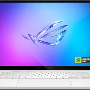 ASUS ROG Zephyrus G14 (Platinum White) Gaming Laptop | NVIDIA RTX 5050 8GB | AMD Ryzen™ 9 270 | 16GB RAM |1TB SSD |14″ 3K OLED 120Hz | Win11 [GA403UH-OLED9161W]