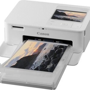 Canon SELPHY CP1500 Compact Portable Photo Printer (Upgraded CP1300 Model) | Photos,Collages & Stickers | Wi-Fi & Direct printing | Smart Devices,Computers,Cameras,SD Card & USB-C Flash Drives (White)