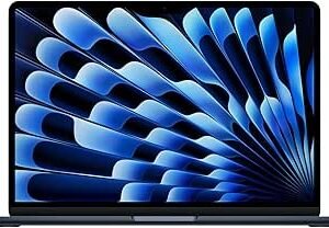 Apple 2025 MacBook Air (13.6 inch, Apple M4 chip with 10-core CPU and 8-core GPU, 16GB Unified Memory, 256GB) - Midnight; English