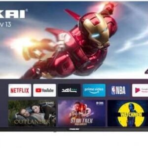 Nikai 50" 4K UHD Smart LED TV, Ultra Slim Frame, Android OS, Built-in Wi-Fi, Quad Core Processor, 1.5GB RAM, 8GB Storage, 60Hz Refresh Rate, 16W Speakers, Black | 50NK4KSLED