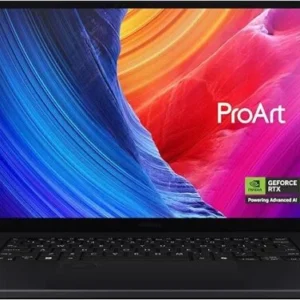 Asus ProArt P16 Laptop | AMD Ryzen AI 9 HX 370, NVIDIA RTX 5090 24GB, 64GB RAM, 4TB SSD, 16″4K OLED 120Hz Display, Win11, Black [H7606WX-SE004W]