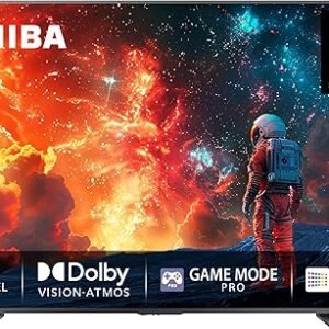 Toshiba 100 inch Native 144Hz VRR QLED Smart TV Z670M -Quantom Dot Colour, AI Piture Optimizer, AI Auto View Pro, AI 4K Upscaling, REGZA Power Audio Pro, Game Mode Pro, Dolby Atmos (2024 Model)