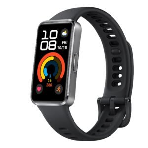 Band 10 Smartwatch, Compatible with iOS Android, Emotional Wellbeing Assistant, Fast Charging And Robust Battery Life, Comfortable Wearing, Pro-Level Sleep Analysis, Durable polymer case Black