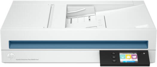 HP ScanJet Enterprise Flow N6600 fnw1 Scanner, Up to 1200 dpi, Up to 50 ppm/100 ipm Speed, Fast 2-Sided Scanning, 100 Sheets ADF Capacity, WiFi Connect, USB 3.0. White