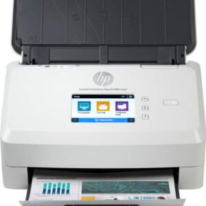 HP ScanJet Enterprise Flow N7000 snw1 Scanner, Scans Up To 75 ppm / 150 IPM, 4.3'' Color Touchscreen, Includes 80 Page ADF, One Pass Duplex Scanning, Sheetfed, Wi-Fi / USB / Ethernet, White