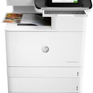 HP M776z Color LaserJet Enterprise Flow MFP Printer, Print, Copy, Scan Fax, Up to 46 ppm Print Speed, Automatic Duplex Printing, Up to 1200x1200 dpi Resolution, 9" Touch Display, White