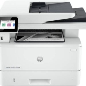 HP LaserJet Pro MFP 4103dw Printer, 2.7" Color Touchscreen Display, Up to 42ppm Print Speed, Up to 40cpm Copy Speed, 50 Sheets ADF Capacity, White