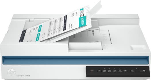 HP ScanJet Pro 3600 f1 Scanner, Automatic Feeder For 60 Documents, Single Pass Duplex Scanning, A4 Scanning Speed up to 30 Pages/Min, 60 Images/Min, Scan Load of Up to 3000 Pages, White