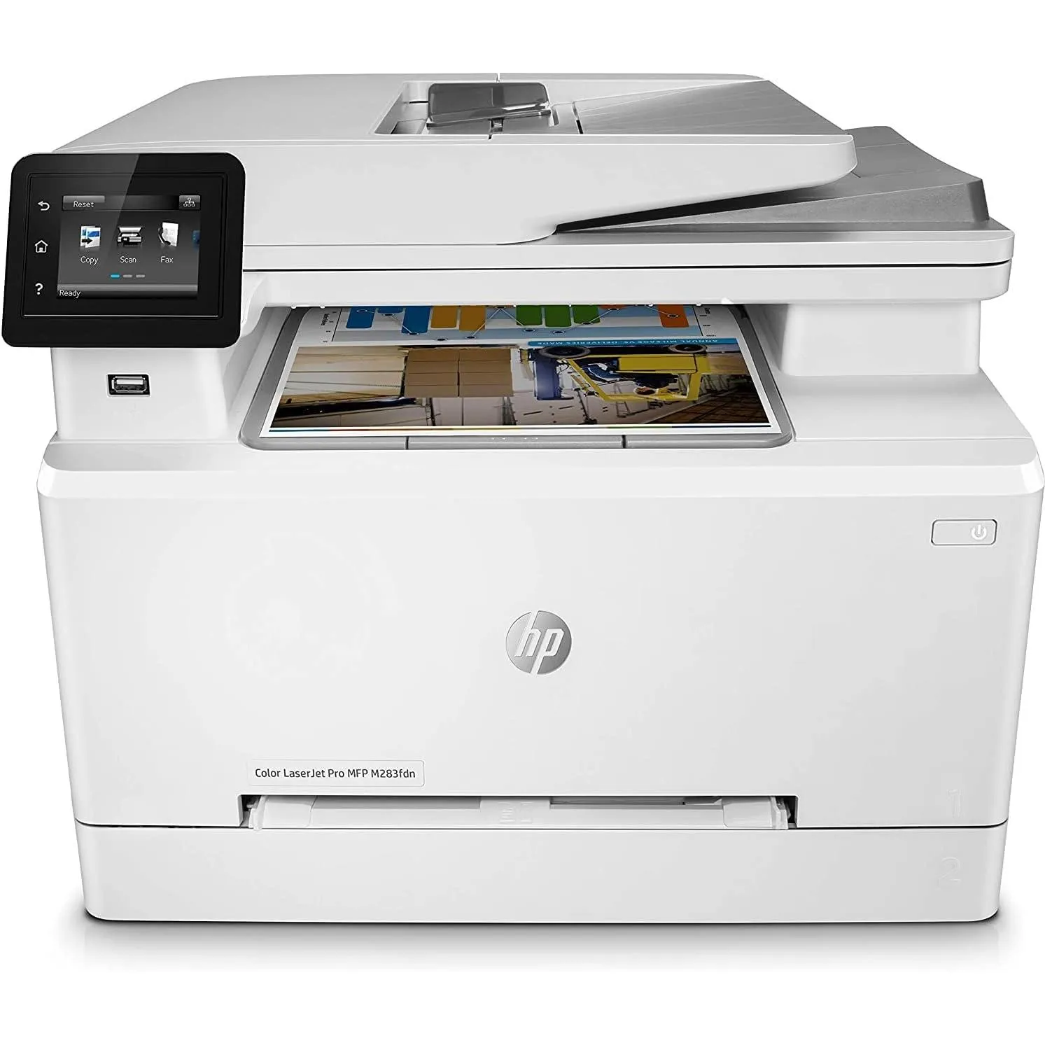Hp Color Laserjet Pro Color Print, Copy, Scan And Fax Mfp M283fdn